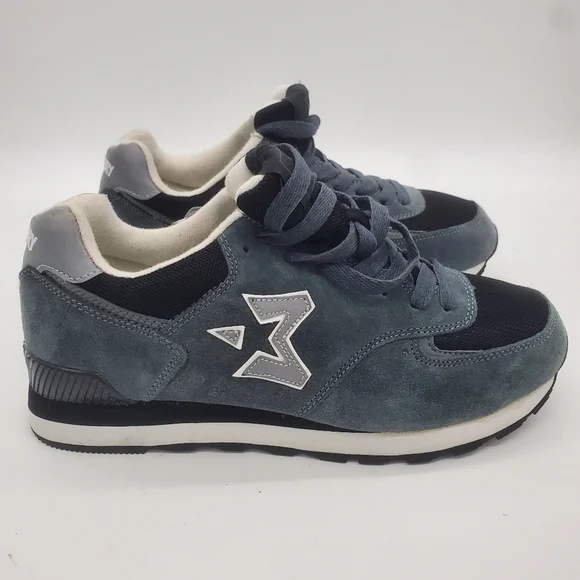 Starbury by Stephon Marbury Retro Runner Suede Blue Gray Men's 8.5 Shoes Star